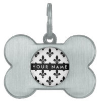 Fleur de Lis, Black on White, Black, Your Name