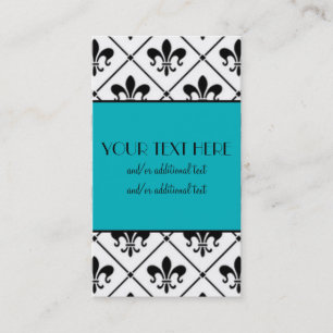 Fleur De Lis Border Business Card