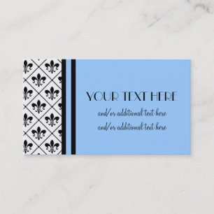 Fleur De Lis Border Business Card