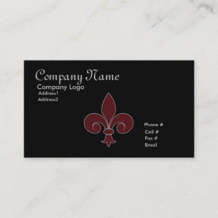 Fleur-De-Lis Business Card