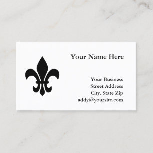 Fleur de Lis Business Card