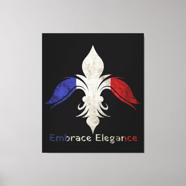  Fleur-de-Lis Canvas Print (Front)