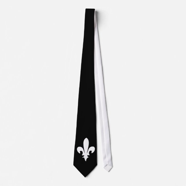 Fleur de lis Classic - black Tie (Front)