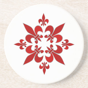 Fleur de Lis Coaster