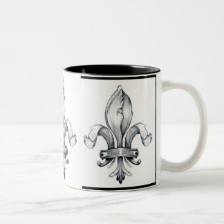 Fleur De Lis Coffee Mug Customised