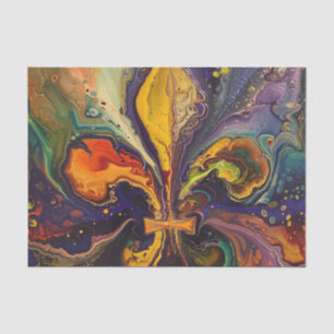 Fleur de Lis Colourful Mardi Gras Tissue Paper