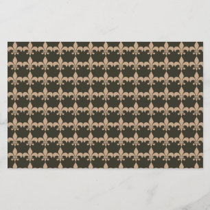 Fleur de Lis Craft Paper