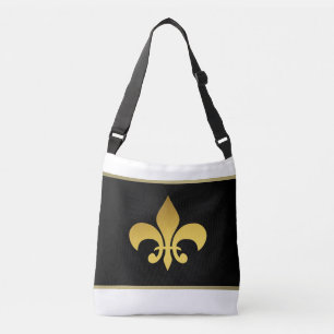 Fleur de lis crossbody bag