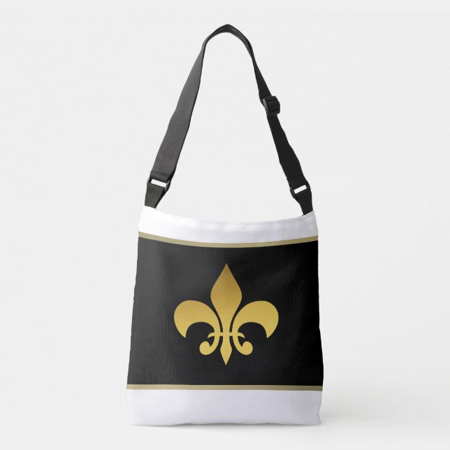 Fleur de lis crossbody bag (Front)