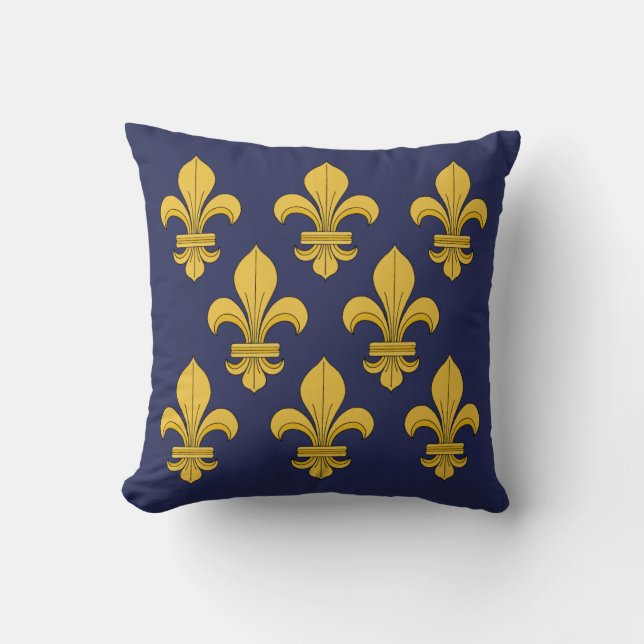 Fleur-de-lis Cushion (Front)