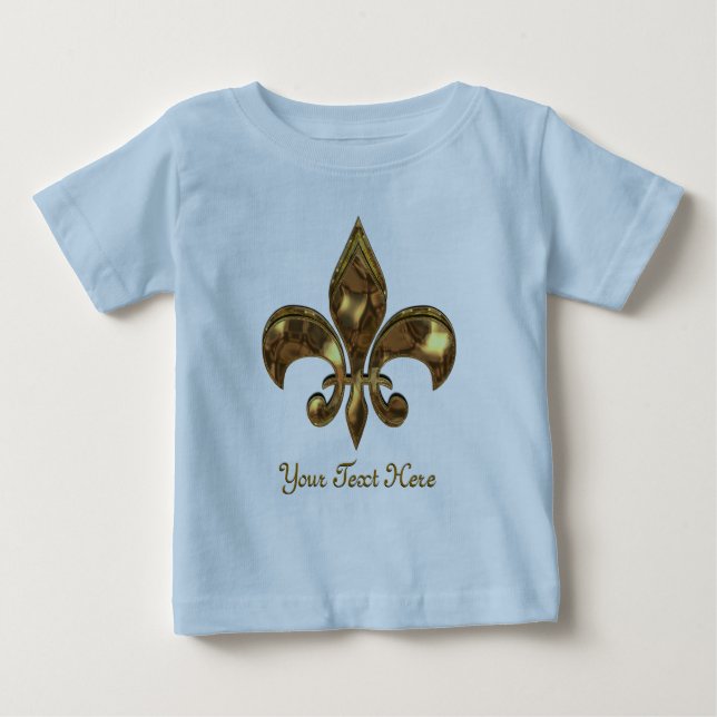Fleur-de-lis Customisable for Baby T-Shirt (Front)