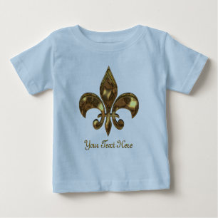 Fleur-de-lis Customizable for Baby Baby T-Shirt