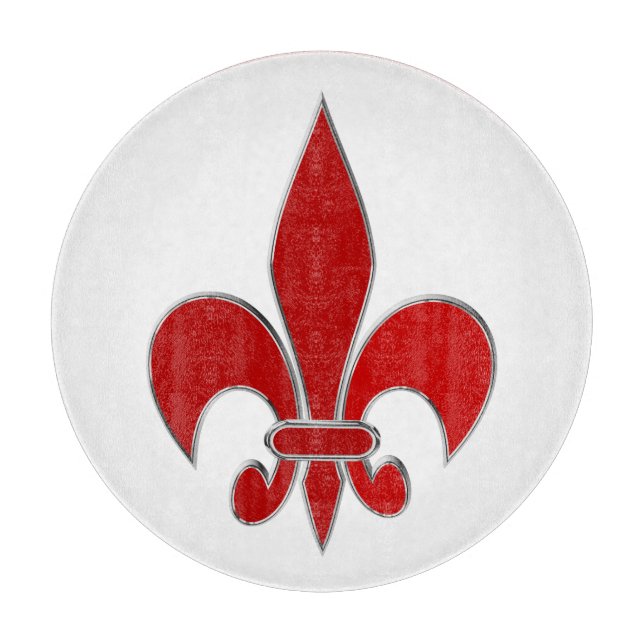 Fleur de Lis Cutting Board (Front)