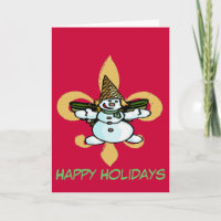 Fleur de Lis Dat, Older New Orleans Snowman
