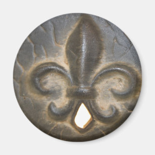 Fleur De Lis Design Magnet