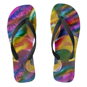 Fleur De Lis Flip Flops