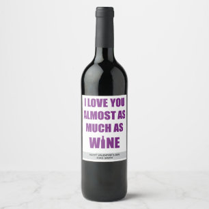 Fleur De Lis Funny Almost Wine Label