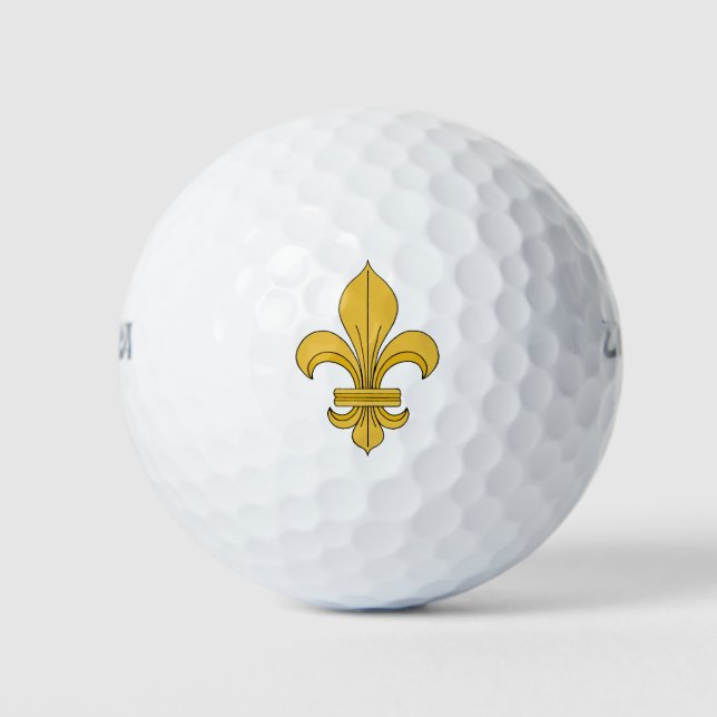 Fleur-de-lis Golf Balls (Front)