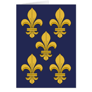 Fleur-de-lis Greeting Card