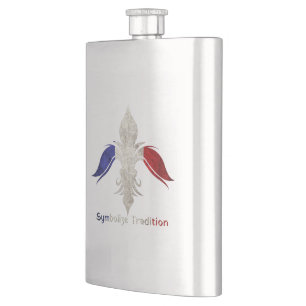 Fleur-de-Lis Hip Flask