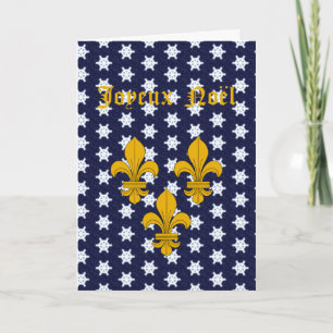 Fleur-de-lis Holiday Card