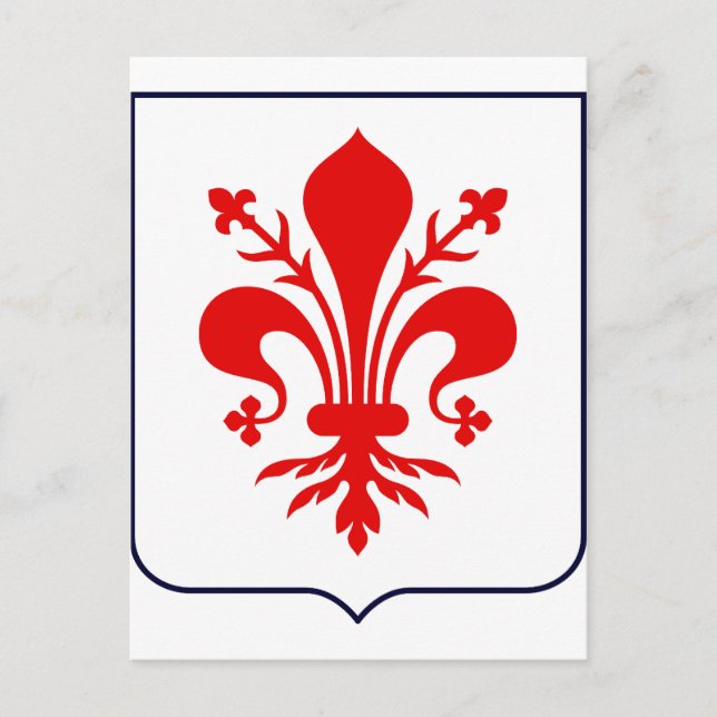 Fleur de lis, Italy Postcard (Front)