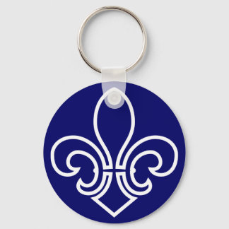 Fleur de Lis Key Ring
