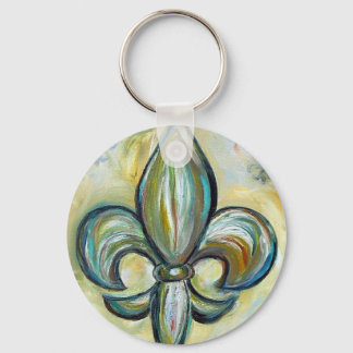 fleur_de_lis key ring