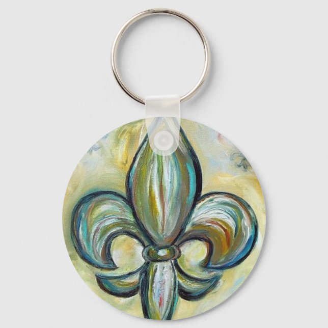 fleur_de_lis key ring (Front)