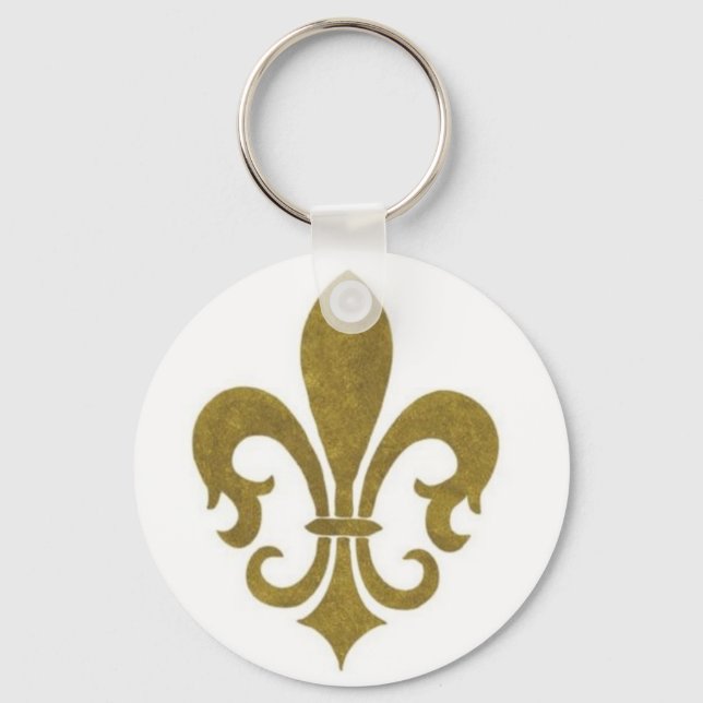 FLEUR DE LIS KEY RING (Front)