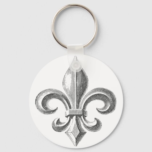 Fleur de Lis Key Ring (Front)