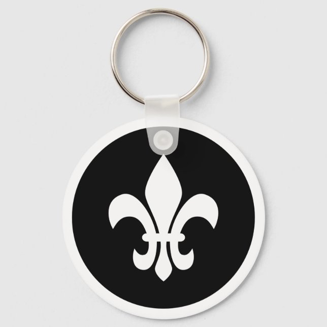Fleur de Lis Key Ring (Front)