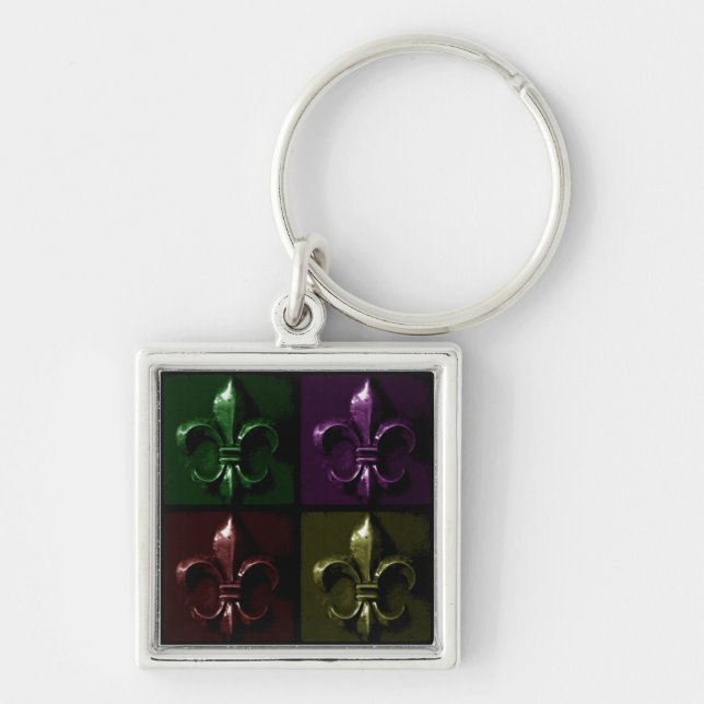 Fleur de Lis Keychain (Front)