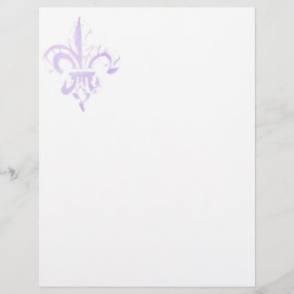 Fleur De Lis Letterhead
