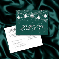 Fleur de Lis Lights | Bold Green Themed Response