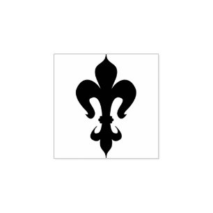Fleur de lis - Lilie - Lily - Sword lily Rubber Stamp