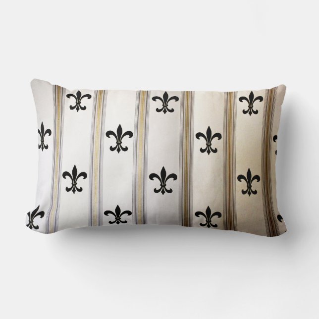 Fleur-de-Lis Lumbar Cushion (Front)