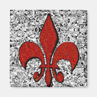 fleur de lis magnet