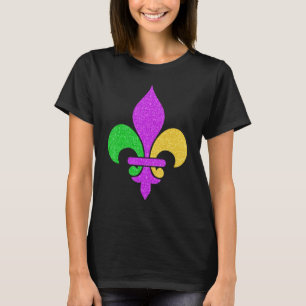 Fleur De Lis Mardi Gras 2023 Adult Men Women Boys  T-Shirt