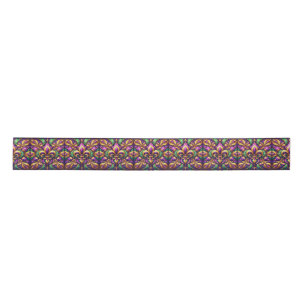 fleur de lis mardi gras satin ribbon