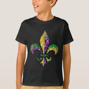 Fleur De Lis Mardi Gras Symbol Louisiana New Orlea T-Shirt