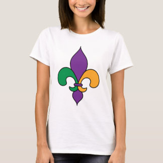 Fleur de Lis Mardi Gras T-Shirt