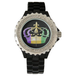 Fleur de Lis Mardi Gras Watch