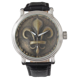 Fleur De Lis Medallion Watch
