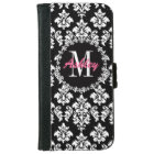 Fleur de Lis Monogram Damask Pattern