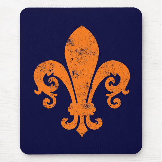 Fleur-de-lis Mouse Pad (Front)