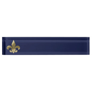 Fleur de Lis Nameplate