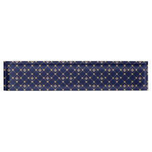 Fleur de Lis Nameplate