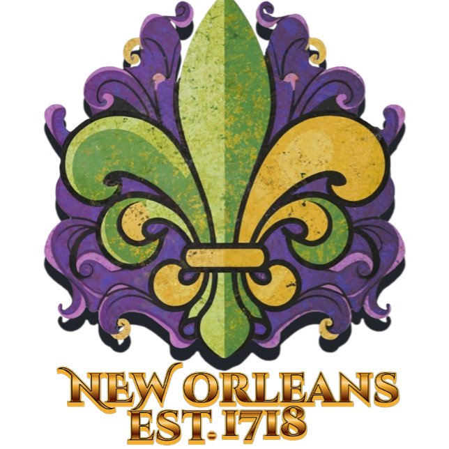 Fleur-de-lis New Orleans 1718 T-Shirt (Creator Uploaded)