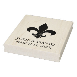 Fleur-de-lis / New Orleans Rubber Stamp